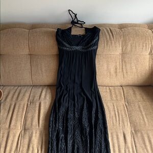 Sky Black Maxi Dress
